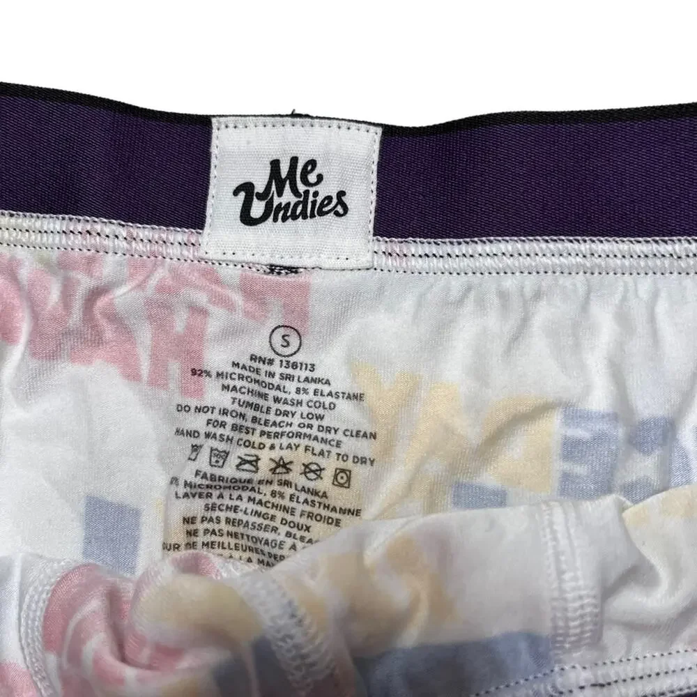 MeUndies Have A Nice Day Print Boxer Brief Size Small